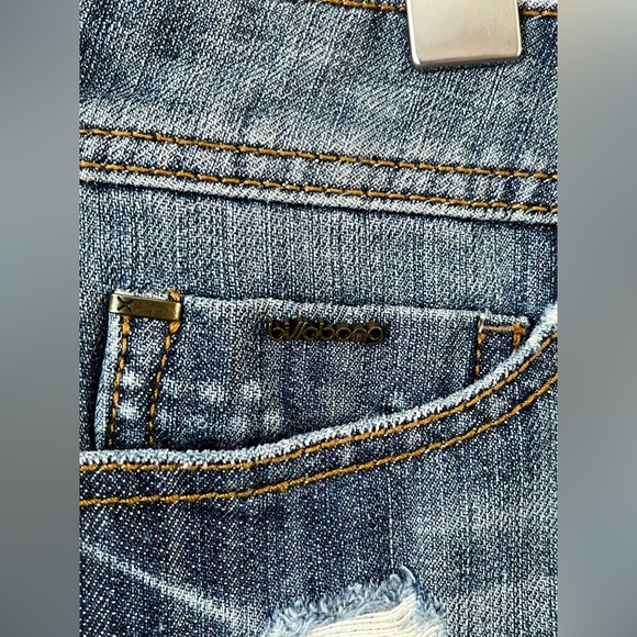 Women’s Billabong MiniLow Rise Denim Distressed Skirt - Picture 9 of 15